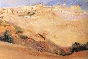 Joaquin Sorolla Toledo Landscape oil painting